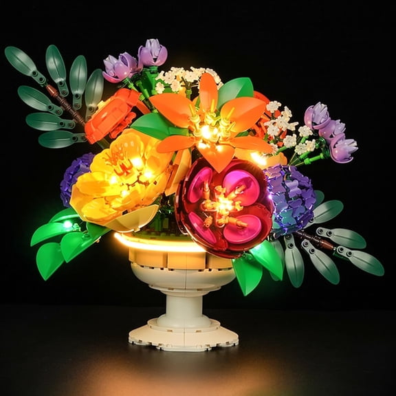 LED Light for 10345 Botanicals Flower Arrangement Building Blocks Model (Building Set NOT Included)
