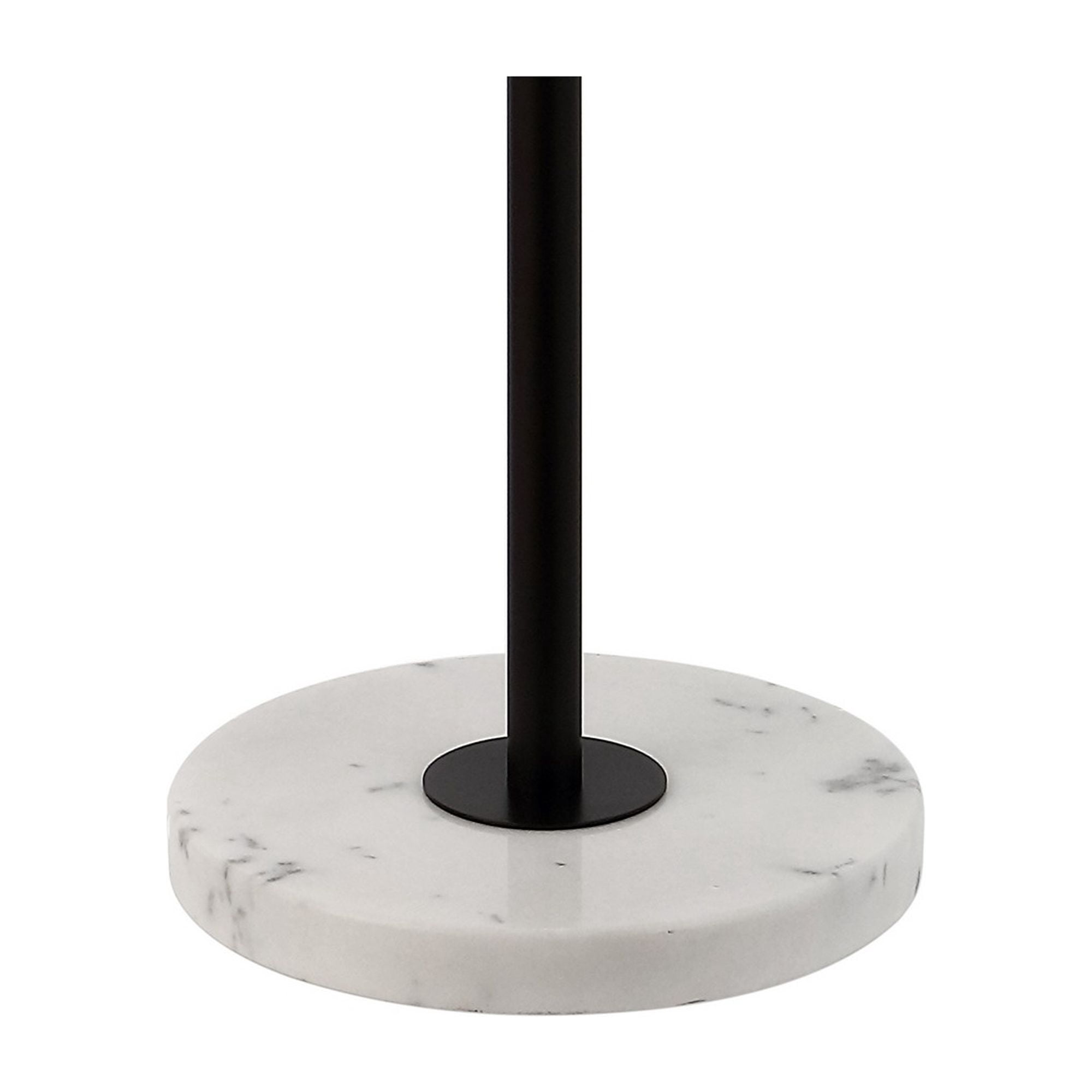 JONATHAN Y June 65" Adjustable Metal/Marble LED Floor Lamp, Oil Rubbed Bronze