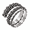 Silver, variant on BQH Octopus Tentacle Ring for Men, Gothic Wrap Statement Ring
