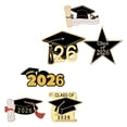 thumbnail image 1 of Moluckfu 6Ud Pins Metálicos Para Graduación Con De Birrete Y Diploma Para Eventos Y Regalos, 1 of 8