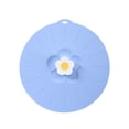 thumbnail image 1 of Injueey Tapa de olla para cocinar, horno resistente a la temperatura, recipiente para mantener fresco, cubierta para sartén, de cocina, Cocina y Comedor Azul, 1 of 6
