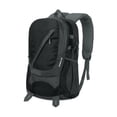 thumbnail image 1 of Mochila viaje 40L color negro diseño rayas, 1 of 5