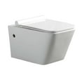 thumbnail image 2 of Madison In-Wall toilet Combo Set - 22" Toilet Bowl With Soft-Close Seat, Tank And Carrier System, Push Buttons Included., 2 of 12