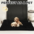 thumbnail image 3 of Yujoon Super Soft Chenille Bathroom Rug Non-Slip Absorbent Machine Washable Bath Mat, 17"x24", Black, 3 of 8