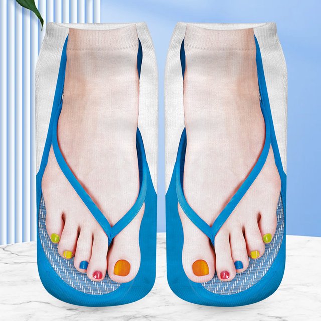 1 par de calcetines bonitos unisex Kawaii calcetines cortos bajos regalo de Navidad de Halloween