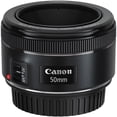 thumbnail image 2 of Canon EF 50mm f/1.8 STM Lens + Macro Filter Kit & More - 16GB Accessory Kit (International Version), 2 of 9