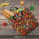 thumbnail image 5 of Fotbe Retro Coffee Bolsa Tote con Estampado para Mujer, Bolsos con Cremallera, Bolsa de Hombro Casual de Gran Capacidad con Bolsillos Internos, 5 of 7