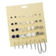 thumbnail image 4 of 16 pares de aretes, varios aretes, aretes de de cristal, conjunto de aleación, para bodas, reuniones, fiestas, trabajos, 4 of 8