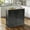 Black, variant on KIGOTY Dual Kitchen Trash Cabinet, Double Tilt Out Trash Can Cabinet with Countertop and Drawer, Free-Standing Pet Proof Recycling Cabinet Garbage Can Holder (Black)
