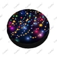 thumbnail image 4 of Twinkling String Lights Art Polyester Universal Spare Wheel Tire Cover Custom Tire-Covers for Trailer RV SUV Truck Camper, 4 of 4
