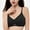 Black, variant on Women's Backless Push Up Bra, U-Back Strapless Seamless Plunge Adhesive Lift for Everyday Wear