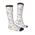 thumbnail image 3 of Haiem Daisies Flowers Socks, Funny Novelty Crazy Design Cotton Socks Sports Socks Knee High Socks For Men, Women,1Pairs - Gift For Working Friends, 3 of 9