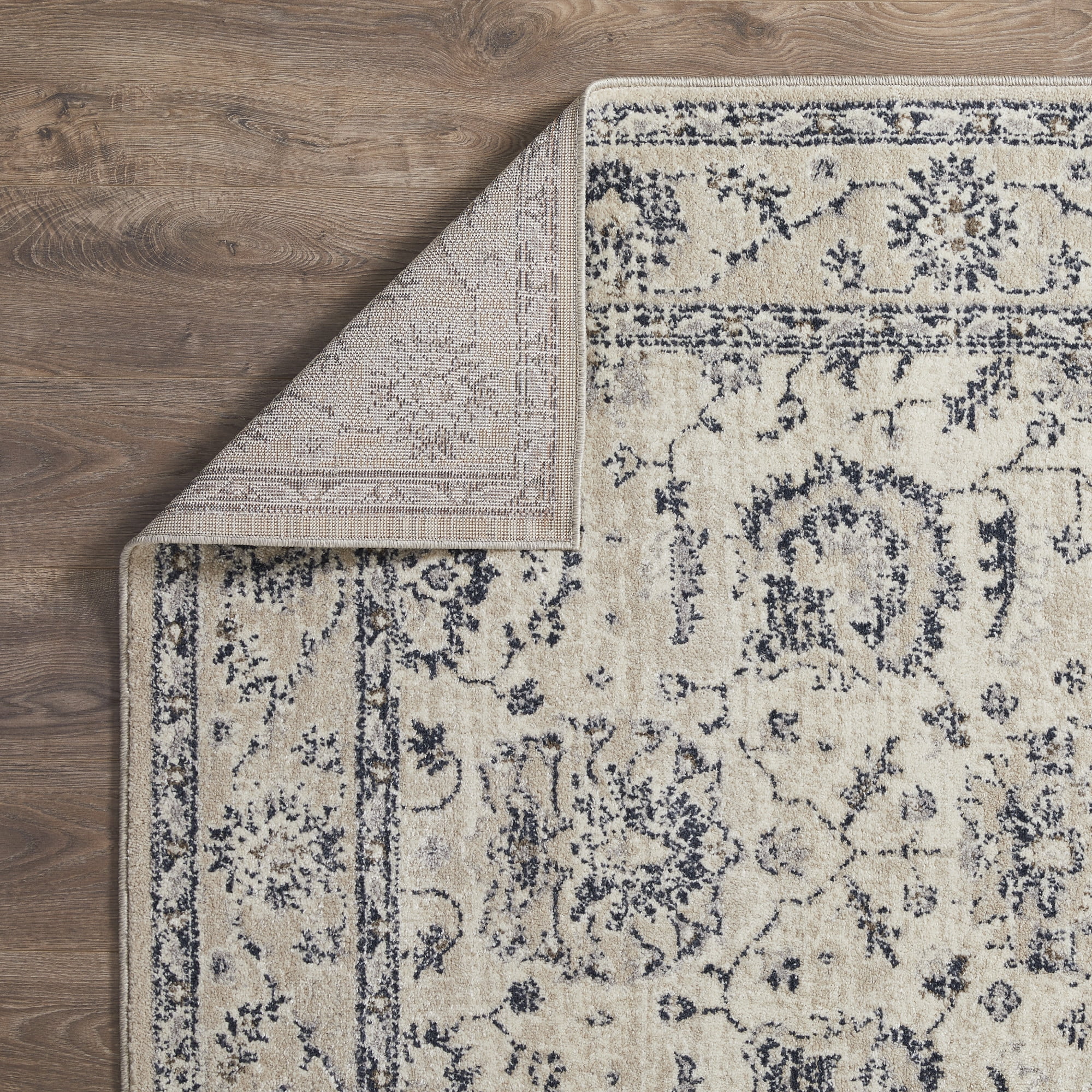 Loomaknoti Malanie Corlia 9' x 12' Ivory Oriental Indoor Polypropylene Area rug