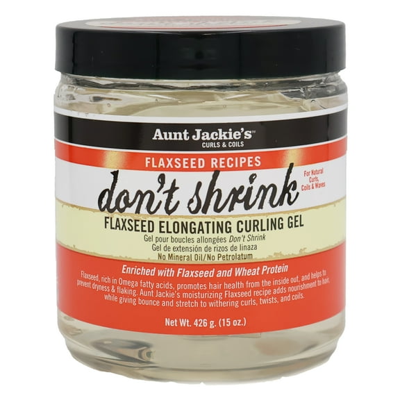 Aunt Jackies Flaxseed Dont Shrink Elongating Gel, 15 Oz.