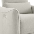 thumbnail image 5 of CHITA Electric Power Recliner Swivel Glider Set of 2, Upholstered Fabric Nursery Chair Living Room Reclining Sofa Chair, Dove, 5 of 13