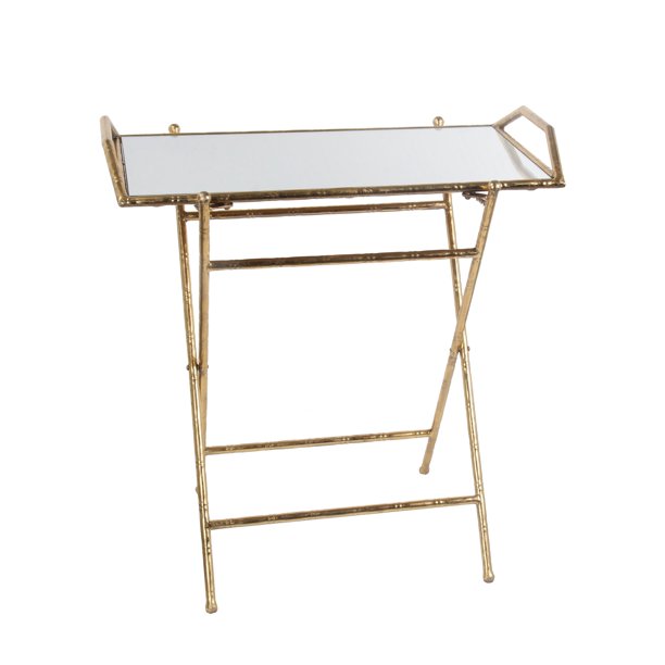 Folding Tray Table Gold Leaf