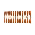 thumbnail image 1 of Langgg Nail Enhancement Tablets Chic Dot Design Not Susceptible to Allergies Frosted Texture Fake Fingernail Charming Manicure Tips JM-16Orange, 1 of 7