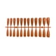 thumbnail image 4 of Vogacara Tabletas para mejorar las uñas Diseño de puntos elegantes Textura esmerilada Usable Uña falsa Puntas de manicura encantadoras JM-16Orange JM-16Naranja 10piezas Vogacara  CBP456206, 4 of 4