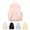 Pink, variant on Angel Wings Backpack for Women Men, Lightweight Nylon Kawaii Daypack with Polyester Lining, Zipper Travel Casual Bag