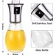 thumbnail image 3 of Aceite de cocina en aerosol, botella rociadora de aceitunas, rociador de aceite y vinagre, dispensador de aceite de oliva de vidrio 2 en 1 con rociador, botella rociadora de alimentos, 3 of 5
