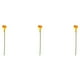 thumbnail image 3 of Yuarrent 20 unids/set mascotas amigable belleza Durable lirios artificiales para ramos de boda decoración de fiesta naranja Type1 NO1, 3 of 6