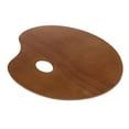 thumbnail image 4 of De Bandejas De Pintura Ovalada Para Aceite Acrílico De Pintura De Bricolaje Acuarela, (1 PCS) - Los 30x40cm BLESIY paleta de madera de acuarela, 4 of 8
