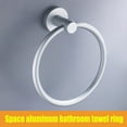 thumbnail image 4 of Space Aluminum Towel Ring Hand Towel Hanging Ring All-In-One Space Aluminum Matte Towel Ring, 4 of 6