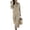 Beige, variant on Women's Casual Wide Leg Jumpsuit Adjustable Shoulder Straps Ruched Waist Lightweight Soft Fabric Dressy Everyday Wear