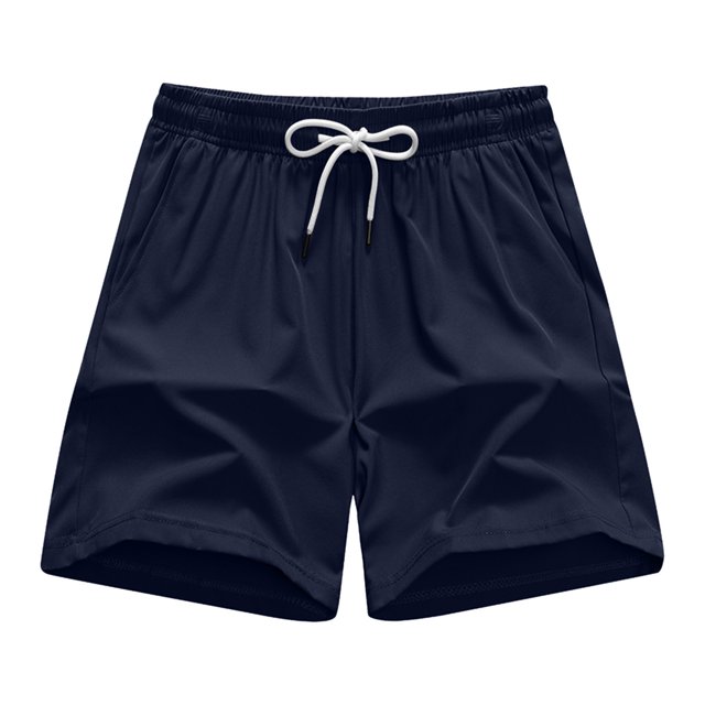 pstuiky Pantalones cortos para hombre, Pantalones cortos de poliéster de color liso para hombre, pantalones deportivos casuales para playa y exteriores Pantalones cortos de golf