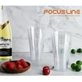 thumbnail image 5 of FOCUSLINE Disposable Plastic Cups, Clear, 14oz, 100 Pack, 5 of 9