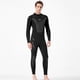 thumbnail image 3 of Traje de buceo Secado rápido Secado rápido Pantalones de manga larga de una pieza Sunprotection Manténgase al calentamiento para bucear Snorkeling Surfing Natación Negro / Negro Línea 【XL】 Yuarrent OD003281-19, 3 of 7