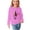 Pink, variant on Odeerbi Toddler Girls Fall Winter Basic Layering T-Shirt Cute Print Basic Tees Long Sleeve Shirts Cute Crewneck Tops Dressy Casual Blouses Base Layer Toddler Clothes Olive Green
