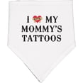 thumbnail image 2 of Inktastic I Love My Mommy's Tattoos Baby Bandana Bib, 2 of 4