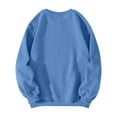 thumbnail image 5 of Inglocry Halloween Spooky Season Oversized Sweatshirt Women Cute Ghost Sweatshirts Fall Sweater Pullover Top Blue 2XL, 5 of 5