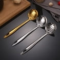 thumbnail image 5 of Colador de Acero Inoxidable, Cuchara Sopera, Accesorios de Cocina, Cuchara para Olla Caliente, Cuchara Sopera de , Colador Pequeño A, 5 of 5