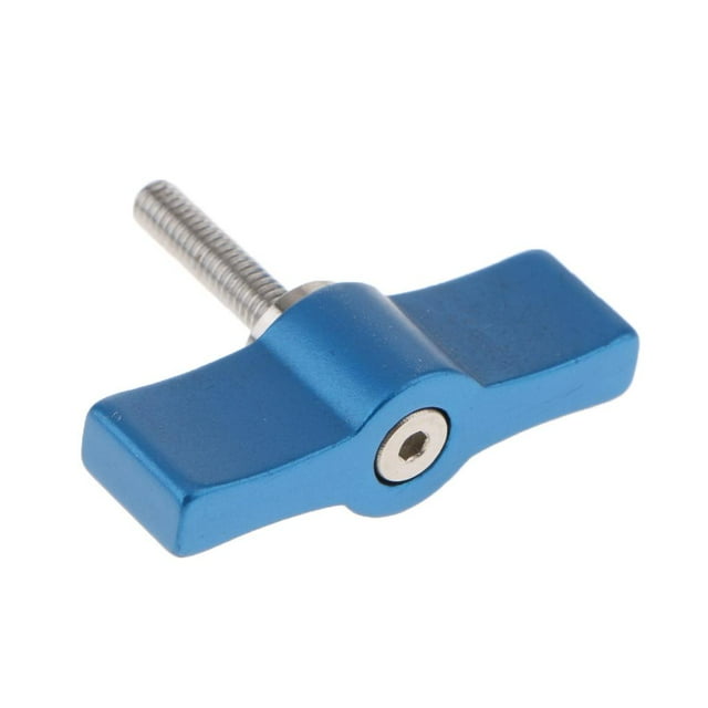 Tornillo apariencia De T Tornillo De Ajuste Para Abrazadera De Varil, Caja De Cámara, Azul, Durable En shamjiam Tornillo de mango M4
