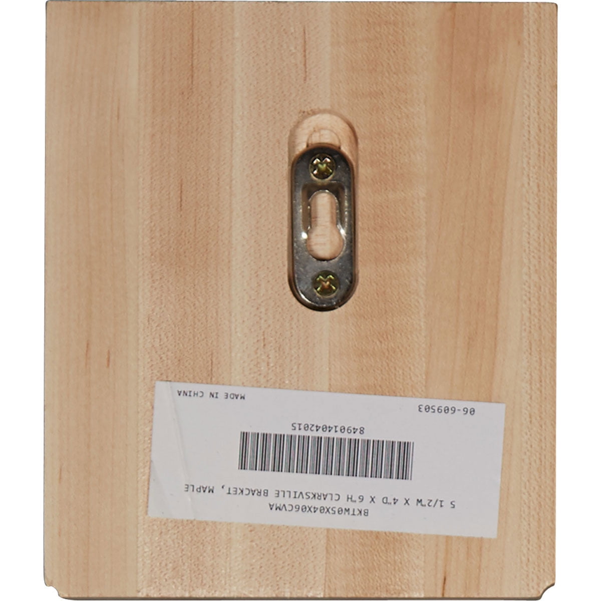 Maple Ekena Millwork BKTW04X04X08CVMA-CASE-2 Clarksville Bracket Ready to be Stained