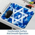 thumbnail image 6 of Flag of Israel Printed Square Gaming Mouse Pad, 8.3x9.8 Inch Non-Slip Rubber Bottom Mousepad for Office and Gaming, 6 of 6