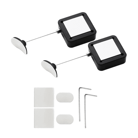 New Arrivals Retractable Remote Control Tethers, Cable Lock 2 Pcs