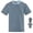 Light Blue, variant on FOPSUFGWFO Men's Short Sleeve T-Shirt Crew Neck Casual Fashion Loose Fit Stripe Print Tops Daily Wear Summer Fall Blouses for Streetwear L
