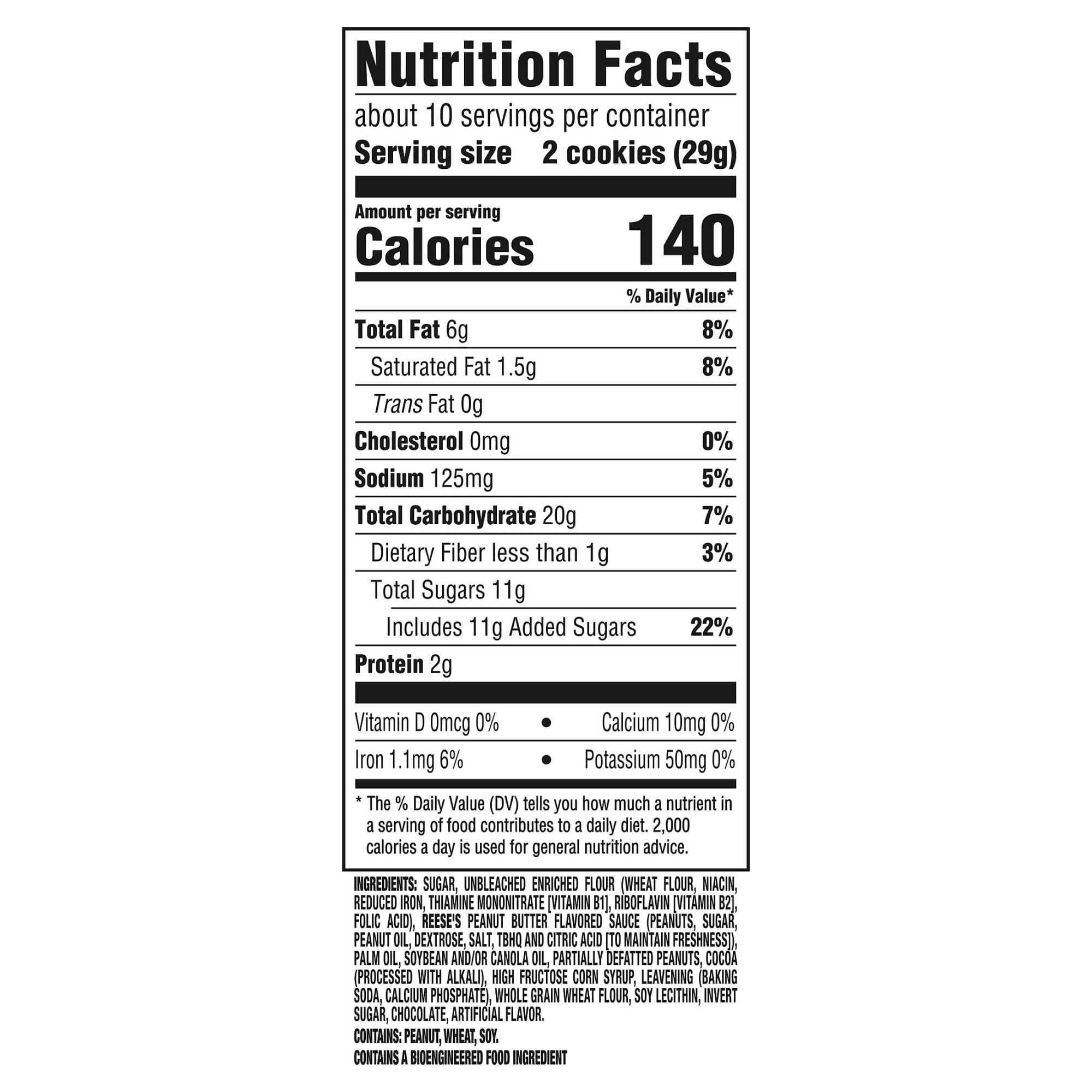 OREO REESE'S Peanut Buttery Creme & OREO Double Stuf Cookies Variety Pack, 1.02 oz, 40 Pack With White Bowl By OMA