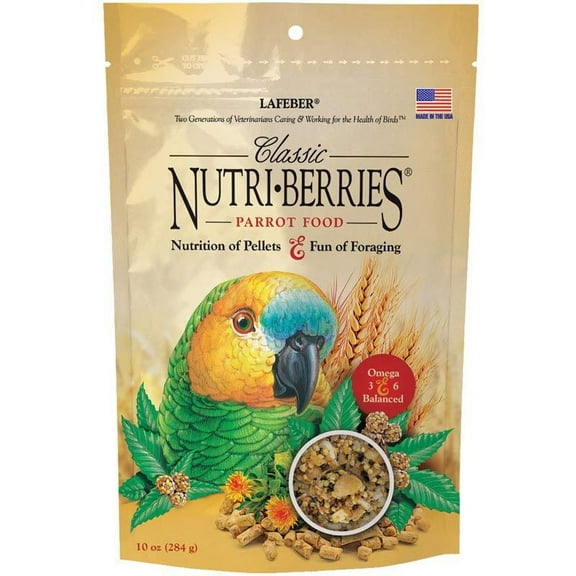 Lafeber Classic Nutri-Berries Parrot Food [Bird, Food] 10 oz