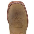 thumbnail image 3 of smoky mountain boys brown/green jesse square toe western cowboy boot, 3 of 5