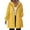 Yellow, variant on Duoif Rain Jacket Women, Women's Rain Jacket Plus Size Long Raincoat Lightweight Windbreaker Jackets with Pockets Jackets for Women Black L