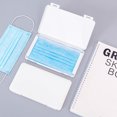 thumbnail image 1 of Portable Mask Storage Box Dustproof Disposable Face Cover Organizer Outdoor Plastic Mask Container Tool, 1 of 6