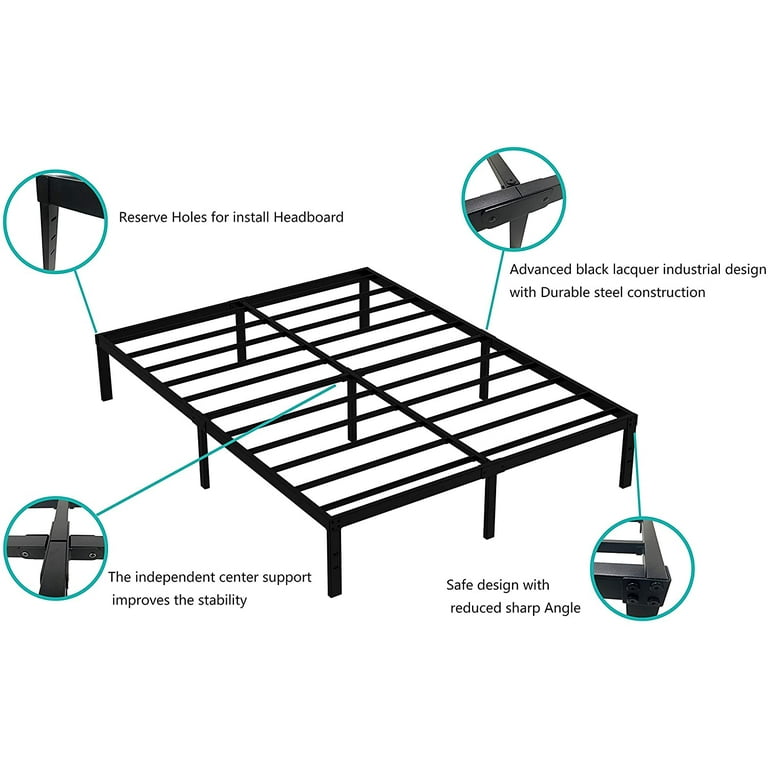Free Shipping! OmiNight 14 inches high Queen Bed Frame Free Shipping! OmiNight 14 inches high Queen Bed Frame