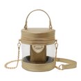 thumbnail image 1 of Bolso de mano transparente para mujer, bolsos de mensajero, cadena, bolso de mano para mujer (dorado) Tmvgtek Para Estrenar, 1 of 6