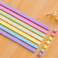 thumbnail image 2 of Best Wishes DIY Art Craft Cartoon Single Sided Scrapbooking Lucky Star Origami Star Paper Strip Folding Star Star Origami Paper 18, 2 of 8