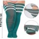 thumbnail image 2 of Calcetines altos hasta el muslo para mujer de talla grande para muslos gruesos - Extra largos a rayas gruesos, 2 of 5