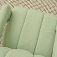 thumbnail image 5 of DRKAT Mid Century Accent Chair Set of 2, Comfy Living Room Chairs, Modern Upholstered Sofa Chair, Boucle Armchair, Lounge Reading Chair for Living Room, Bedroom (Sage), 5 of 7